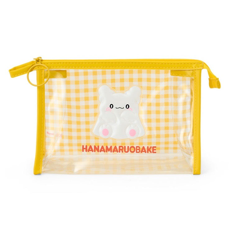 SANRIO ORIGINAL HANAMARU CLEAR POUCH 3D PATCH