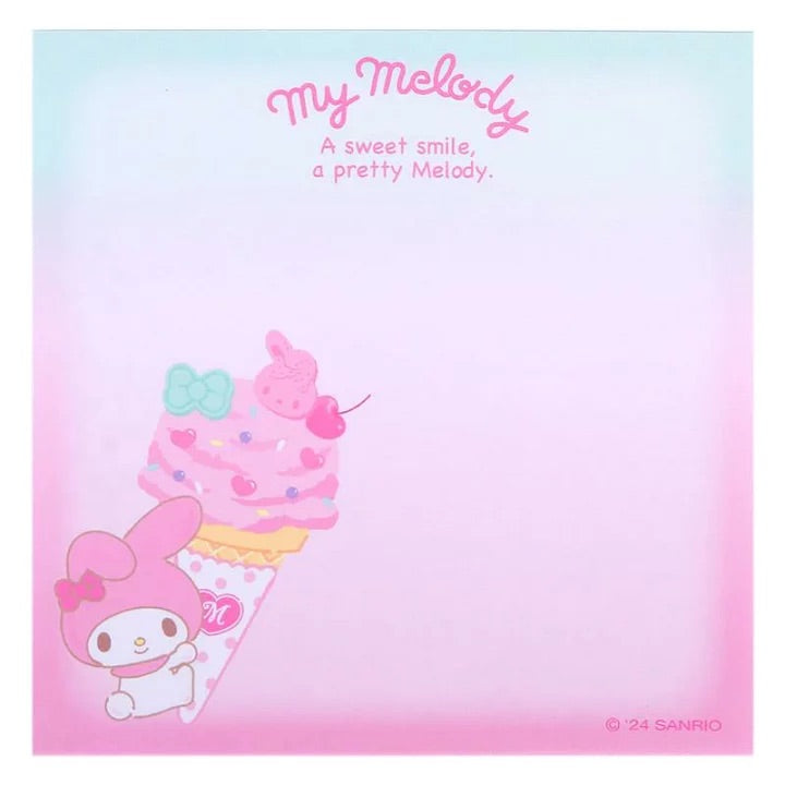 SANRIO MY MELODY ICE CREAM MEMO PAD MM