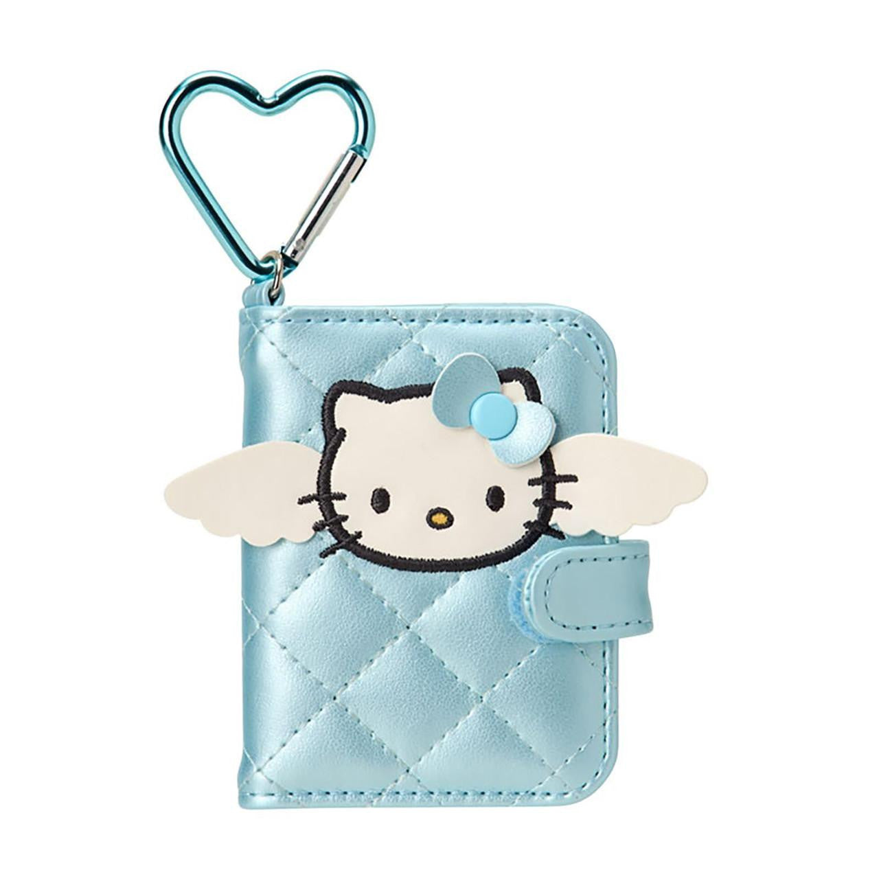 SANRIO ORIGINAL HELLO KITTY NOTEBOOK SHAPED DOUBLE MIRROR MINIATURE QUILT BLUE