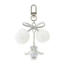SANRIO ORIGINAL CINNAMOROLL KEYCHAIN FLUFFY SNOW RABBIT