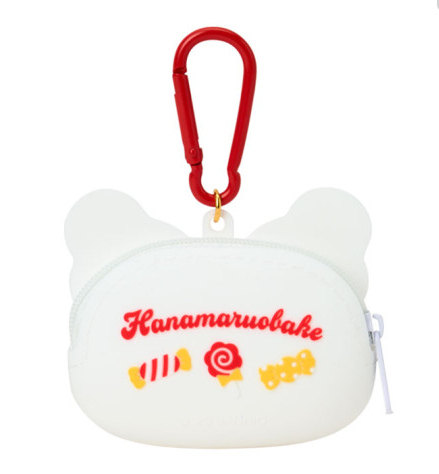 SANRIO ORIGINAL HANAMARUOBAKE FACE-SHAPED SILICONE MINI POUCH (I LOVE SWEETS)