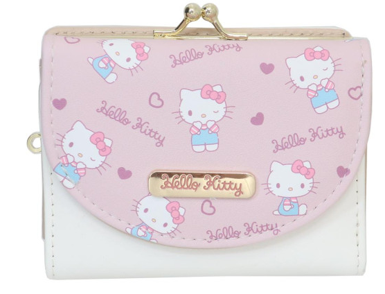 SANRIO ORIGINAL HELLO KITTY TRIFOLD WALLET LOVE YOU