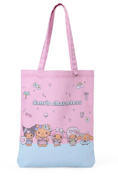 SANRIO ORIGINAL CHARACTERS SPARKLING SUMMER POOL TOTE BAG