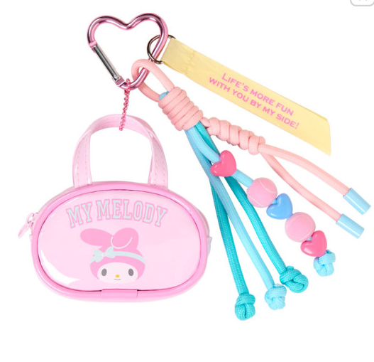 SANRIO ORIGINAL MY MELODY (GIRLS TENNIS CLUB) MINI POUCH CHARM