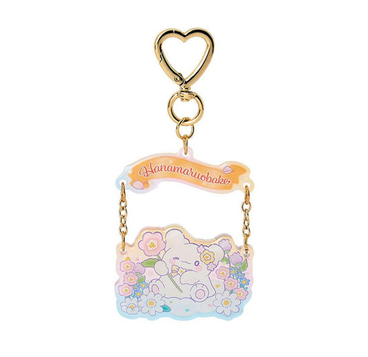 SANRIO HANAMARUOBAKE ACRYLIC KEYCHAIN (EVERYONE IS A STAR)