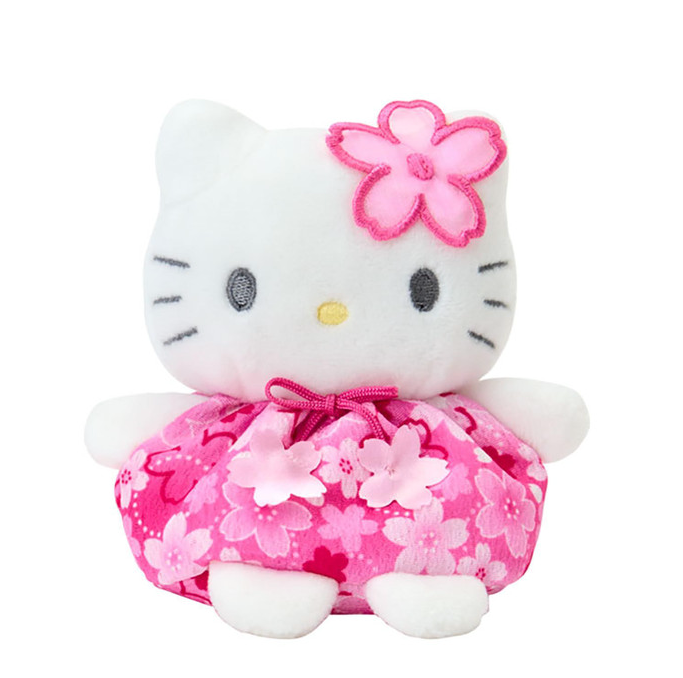 SANRIO ORIGINAL HELLO KITTY BEAN BAG PLUSH SAKURA CHERRY BLOSSOM FLOWER
