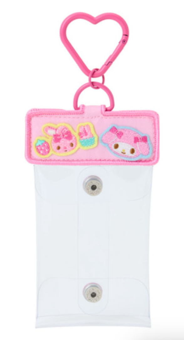 SANRIO ORIGINAL MY MELODY CAPSULE TOY COLLECTION MULTI CLEAR CASE WITH CARABINER