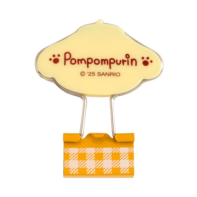 SANRIO POMPOMPURIN 3 PC DOUBLE CLIP SET