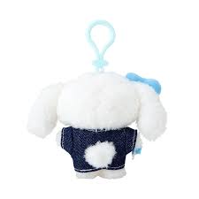 SANRIO ORIGINAL CINNAMOROLL MASCOT CHARM / PLUSH DENIM PATCH