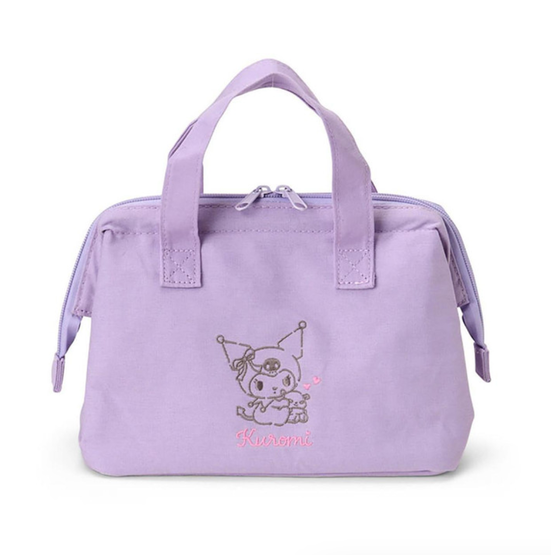 SANRIO ORIGINAL KUROMI INSULATED LUNCH BAG WITH WHITE FRAME
