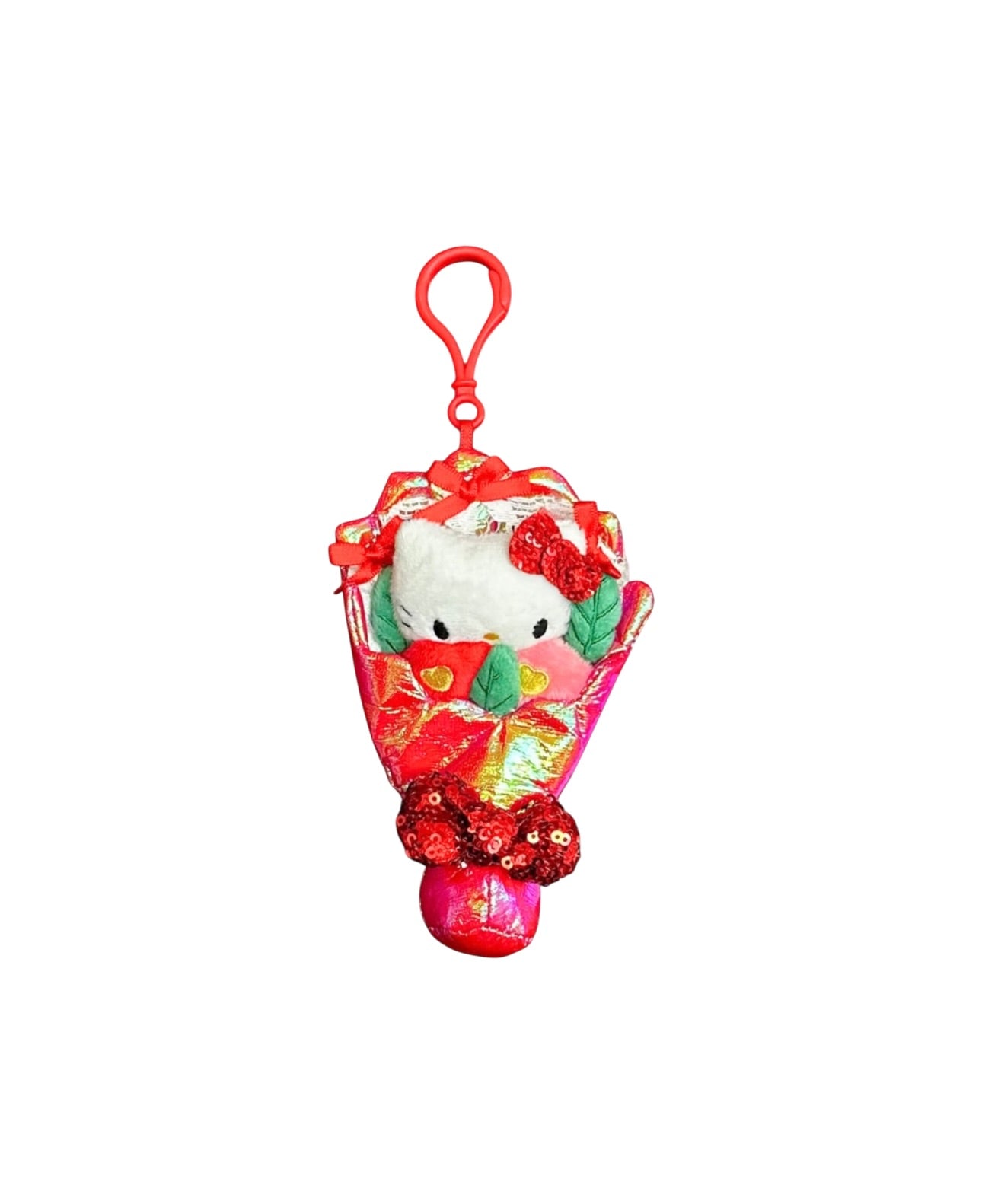 SANRIO HELLO KITTY MASCOT CLIP ON FLOWER BOUQUET
