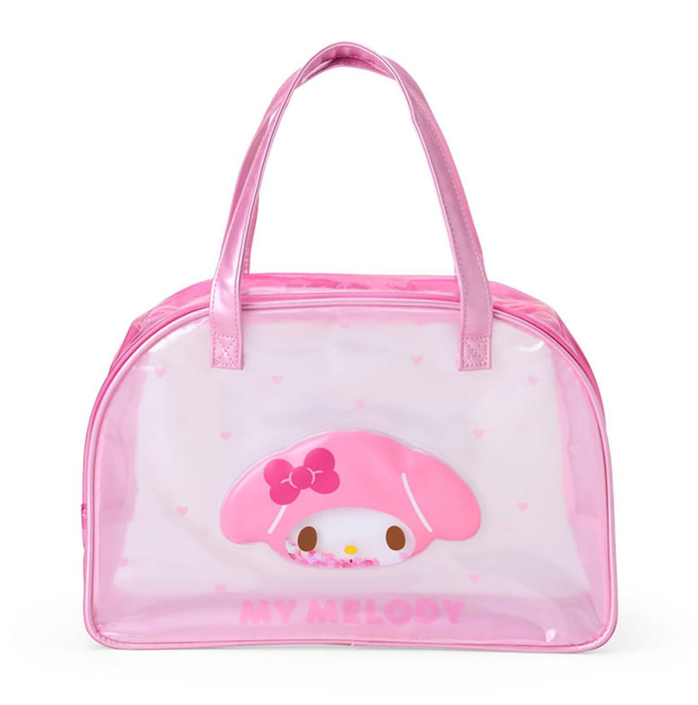 SANRIO ORIGINAL MY MELODY CLEAR BOSTON BAG SPARKLING HEART