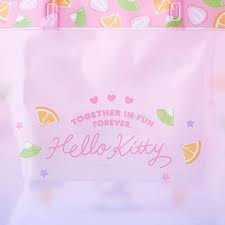 SANRIO JAPAN ORIGINAL HELLO KITTY VINYL POOL BAG