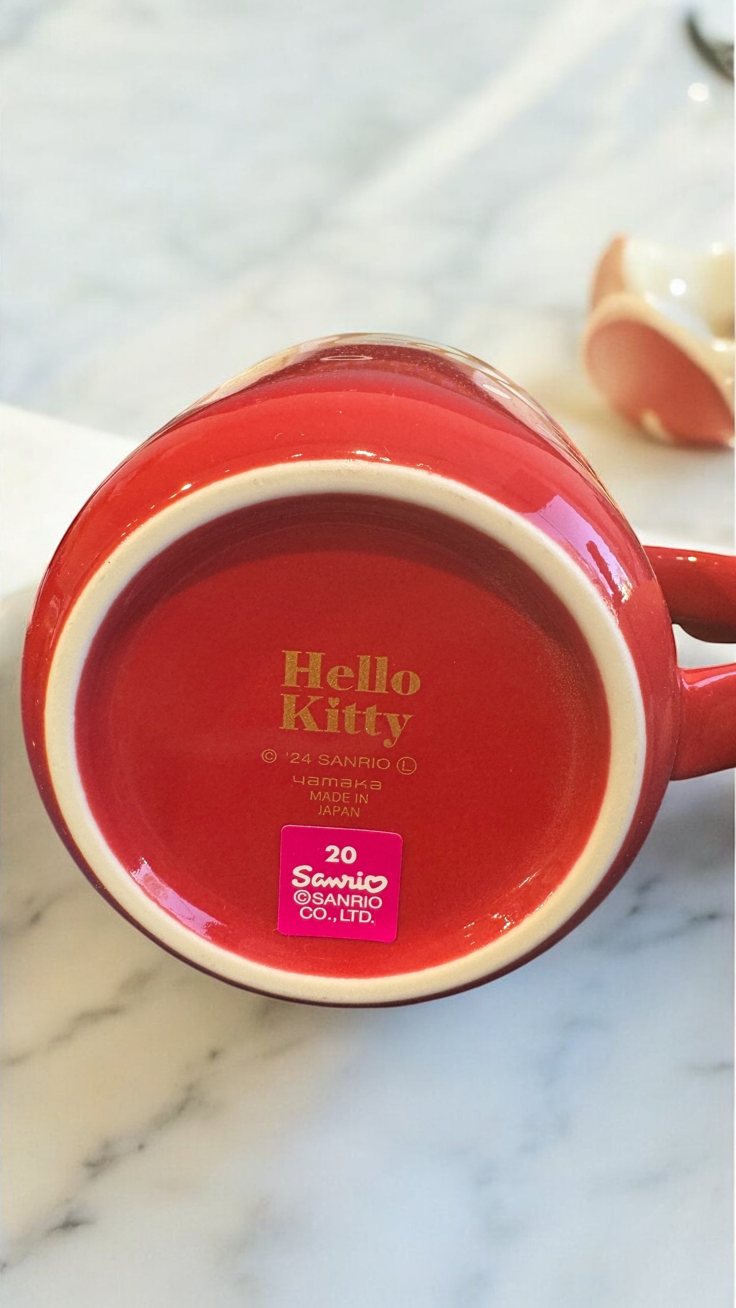 SANRIO ORIGINAL HELLO KITTY RED MUG CUP