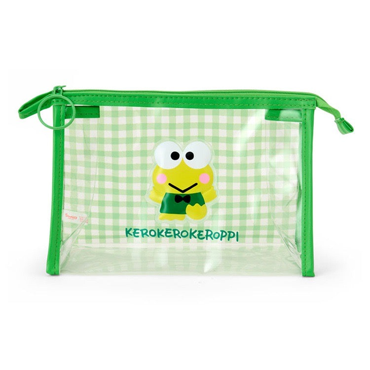 SANRIO ORIGINAL KEROPPI CLEAR POUCH 3D PATCH