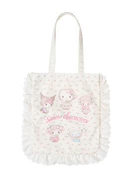 SANRIO ORIGINAL CHARACTERS TOTE BAG FOREST LACE