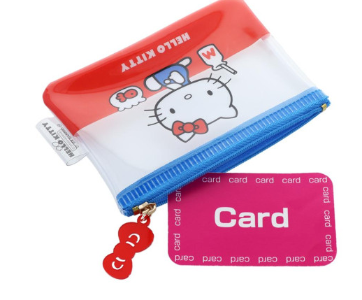 SANRIO ORIGINAL HELLO KITTY 50TH ANNIVERSARY FLAT POUCH MIK 1974