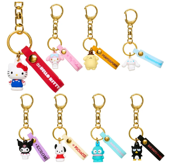 SANRIO ORIGINAL CHARACTER MINI MASCOT 3D KEYCHAIN BLIND BOX