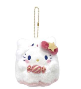 SANRIO ORIGINAL HELLO KITTY CANDY GHOST HANGING PLUSH MASCOT KT