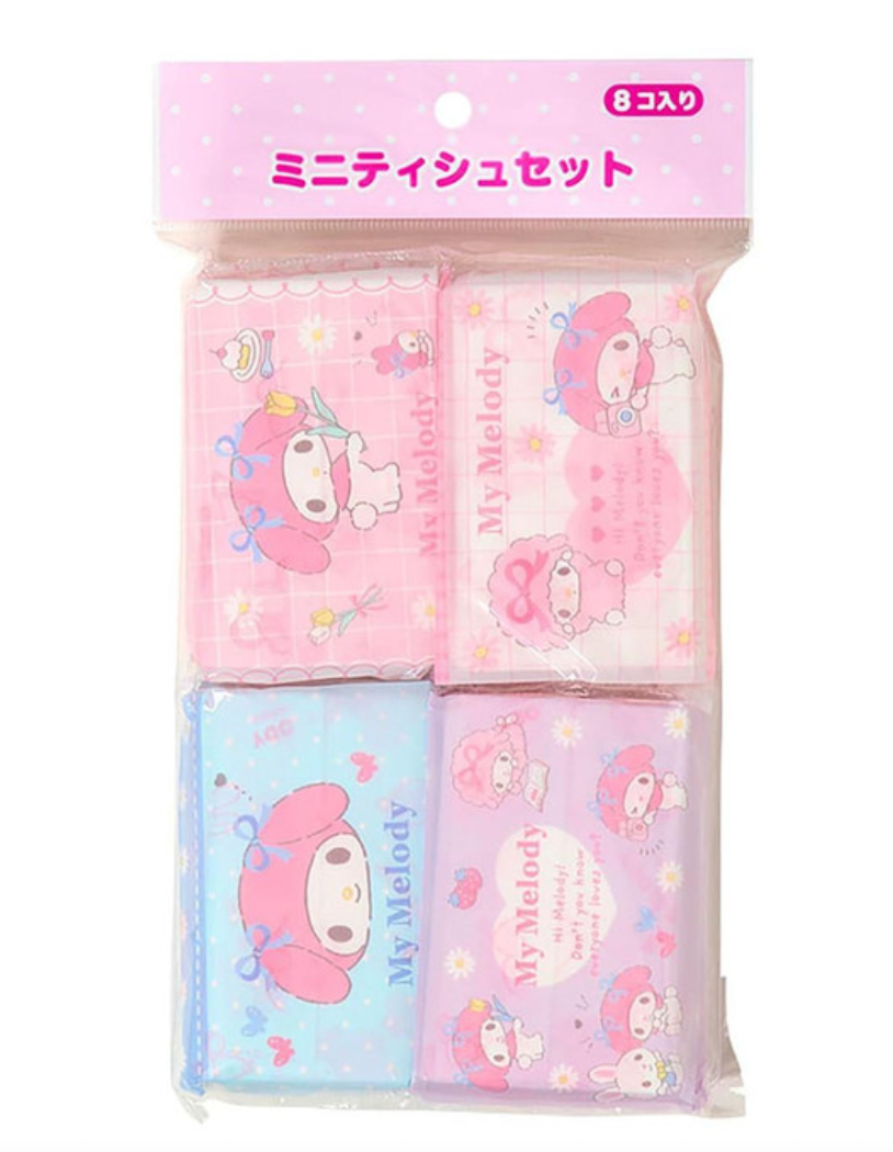 SANRIO ORIGINAL MY MELODY MINI TISSUE SET OF 8