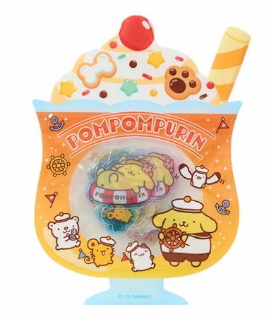 SANRIO ORIGINAL POMPOMPURIN STICKER CREAM SODA