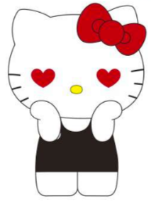 SANRIO HELLO KITTY 10 IN LOVE EMOTION PLUSH