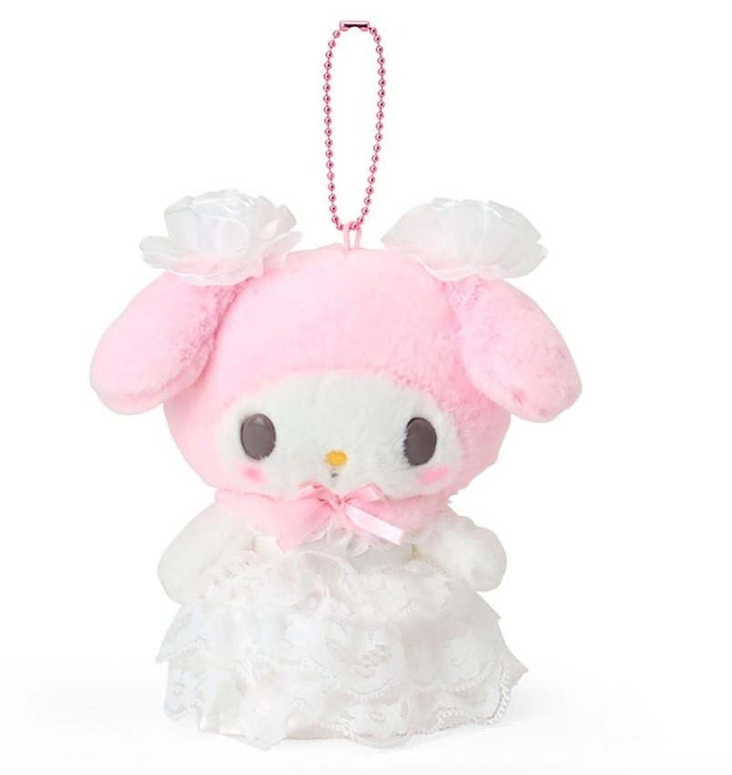 SANRIO ORIGINAL MY MELODY MASCOT HOLDER LADY WHITE