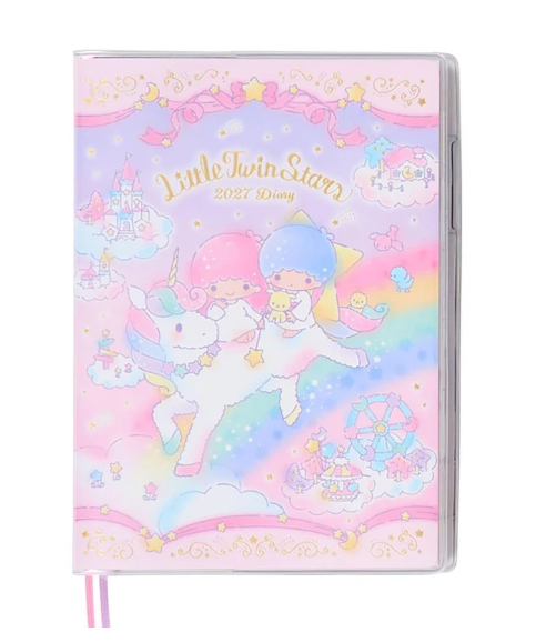 SANRIO ORIGINAL LITTLE TWIN STARS BLOCK TYPE B6 DIARY 2027