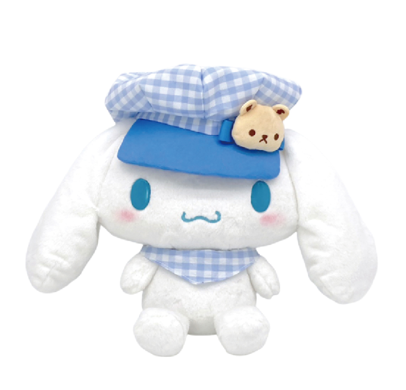 CINNAMOROLL GINGHAM CAP PLUSH M