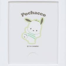 SANRIO JAPAN ORIGINAL POCHACCO LANYARD WITH KEYCHAIN PHOTO FRAME