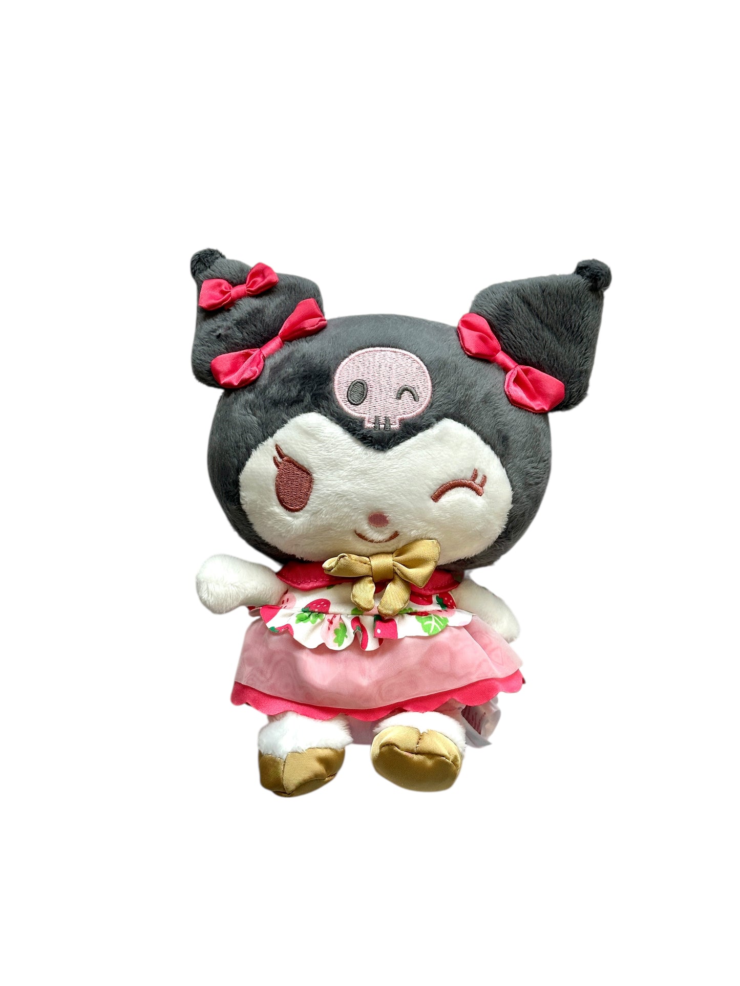SANRIO ORIGINAL KUROMI PLUSH (STRAWBERRY NEWS 50TH ANNIVERSARY)