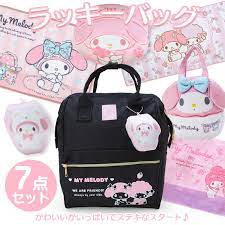 SANRIO JAPAN ORIGINAL MY MELODY 2024 LIMITED LUCKY FORTUNE BACKPACK