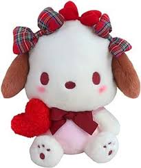SANRIO JAPAN ORIGINAL POCHACCO RIBBON LOVE PLUSH S