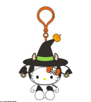 SANRIO HELLO KITTY MASCOT CLIP ON MOZZARELLA HALLOWEEN TOKIDOKI