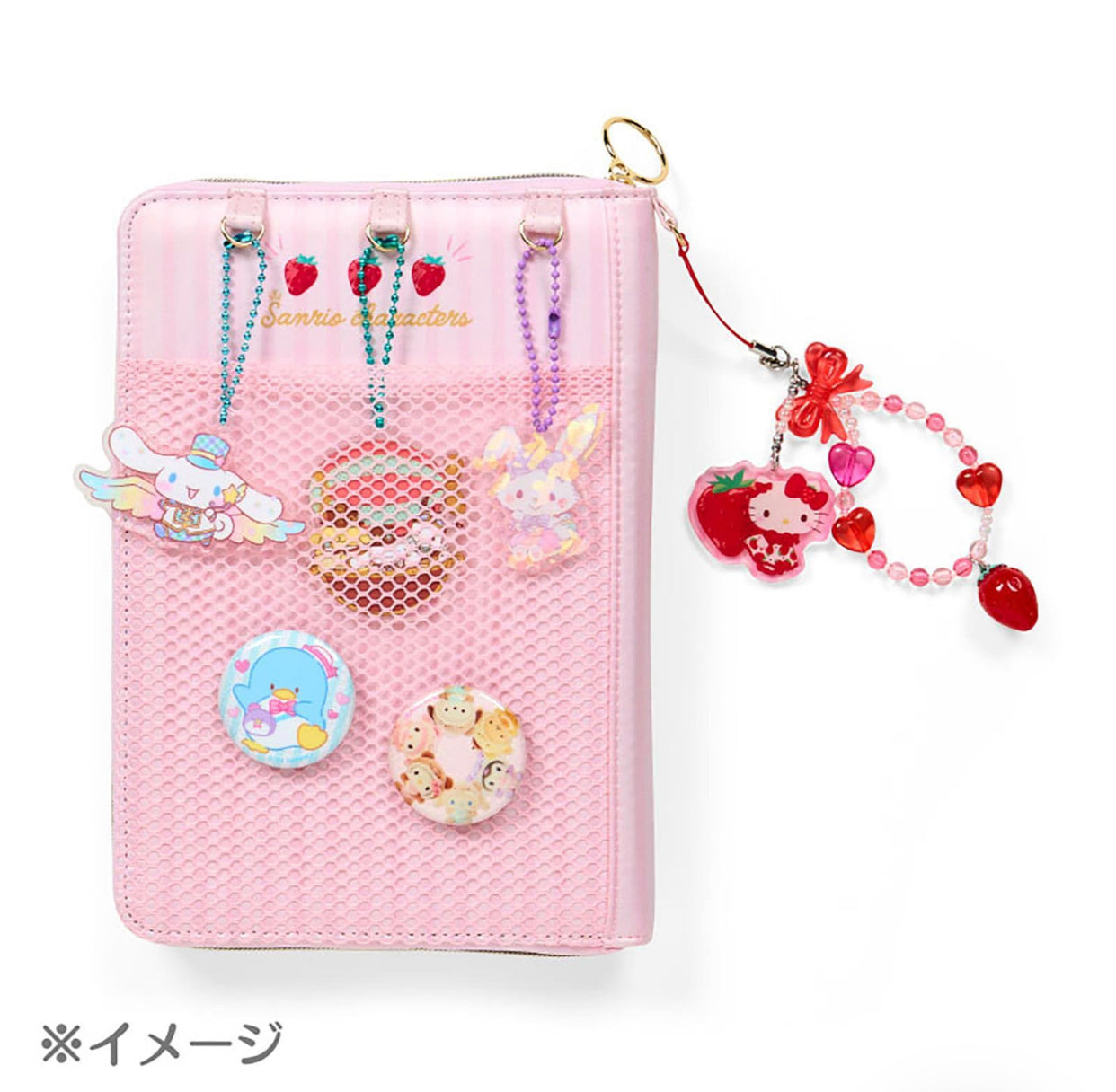 SANRIO MULTI-PURPOSE CASE (ICHIGO NEWSPAPER 50TH ANNIVERSARY)