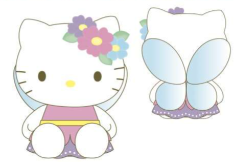 SANRIOM HELLO KITTY FLOWER FANTASY 12 IN PLUSH