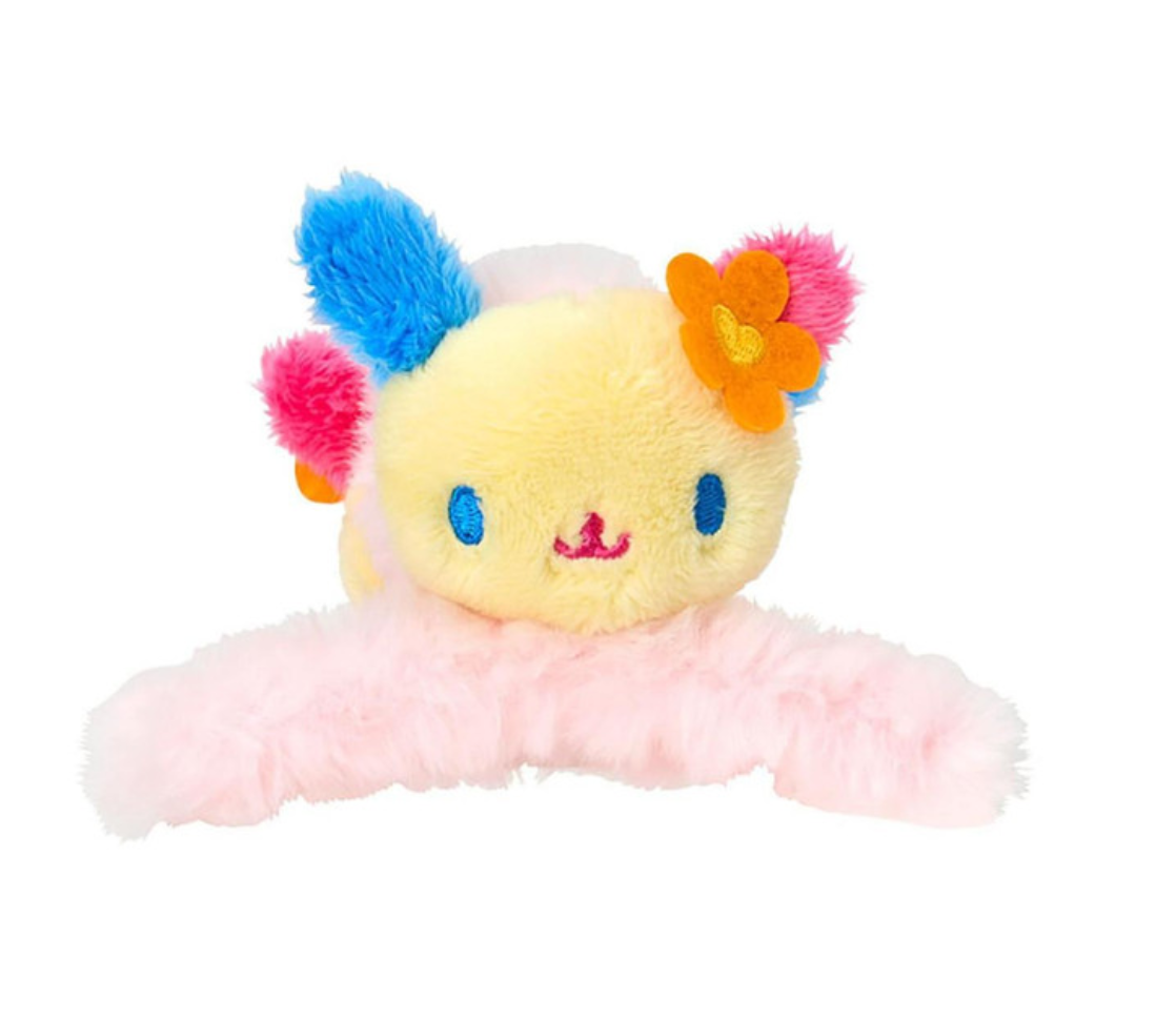 SANRIO ORIGINAL USAHANA MASCOT HAIR CLAW CLIP FLUFFY FACE