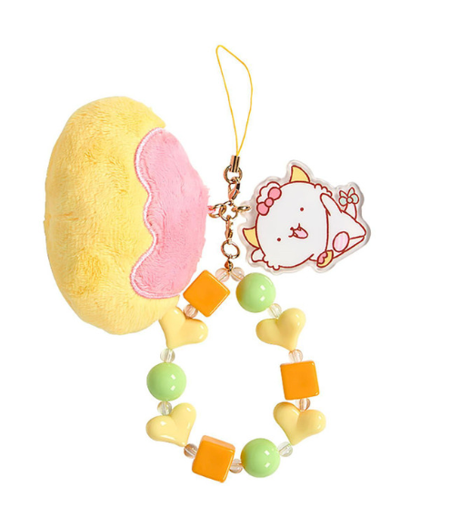SANRIO ORIGINAL GAOPAWARU PHONE STRAP OMELET RICE