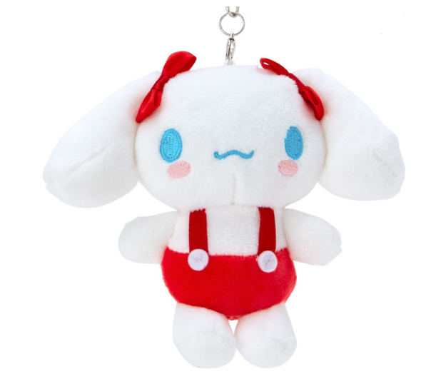 SANRIO JAPAN ORIGINAL CINNAMOROLL MASCOT KEYRING / PLUSH RED