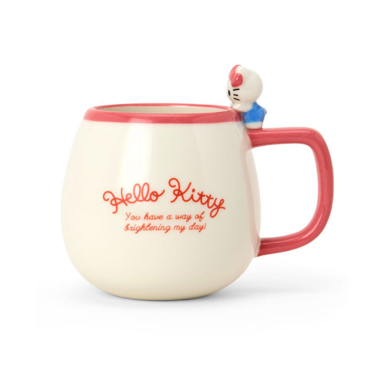 SANRIO ORIGINAL HELLO KITTY MASCOT ATTACHED MUG CUP