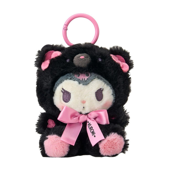 SANRIO ORIGINAL KUROMI MASCOT HOLDER WITH CARABINER BLACK ANIMALS