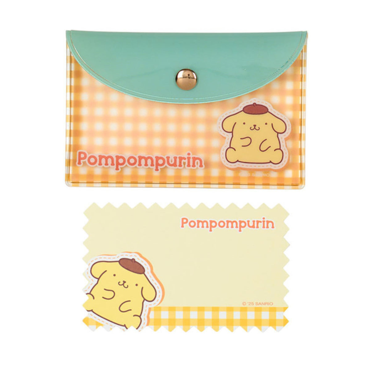 SANRIO POMPOMPURIN MEMO AND CARD CASE