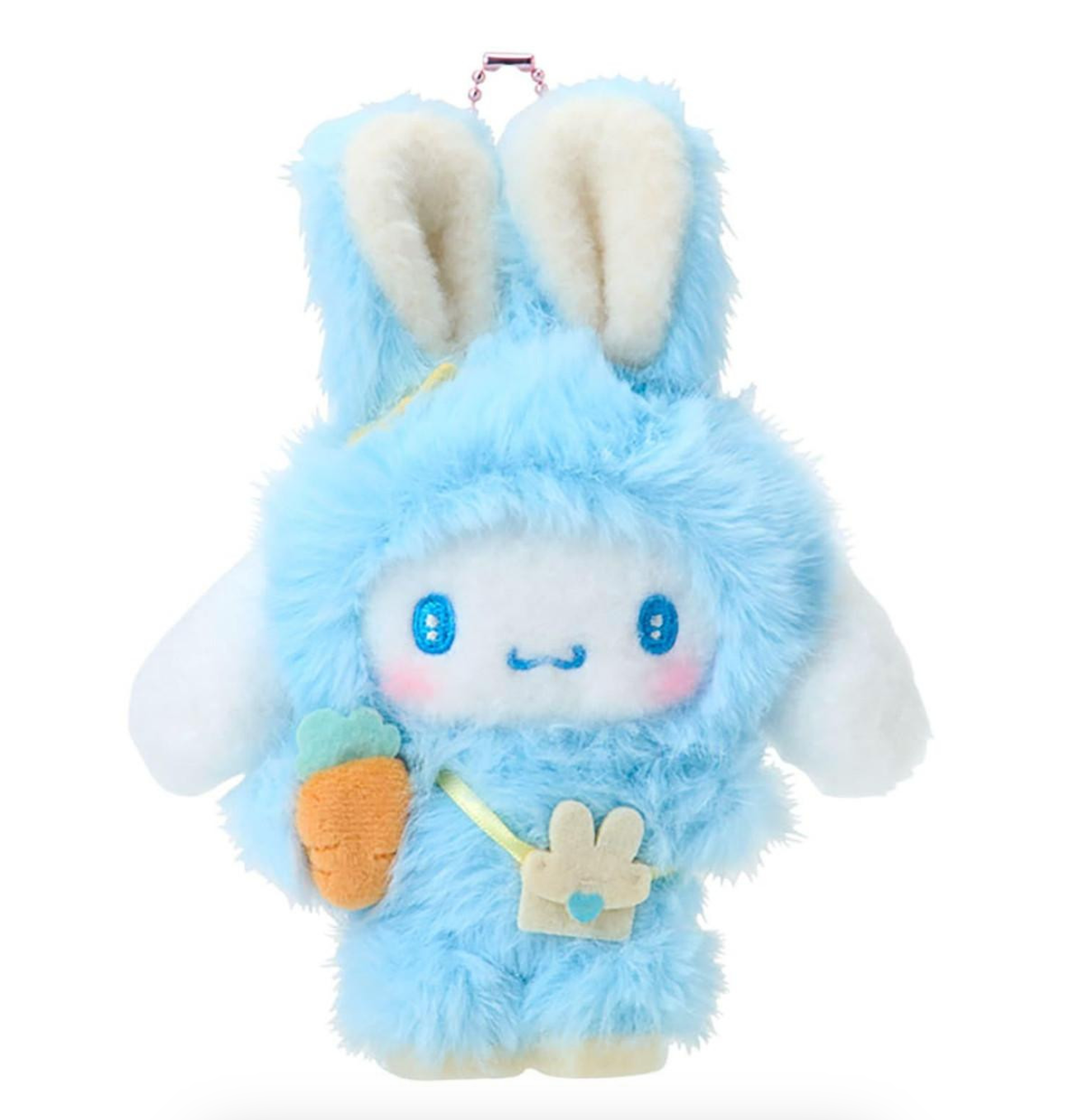 SANRIO ORIGINAL CINNAMOROLL MASCOT HOLDER PUFFY EAR RABBIT CLUB