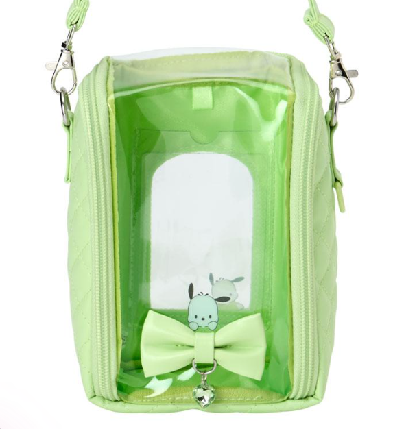 SANRIO ORIINAL POCHACCO ENJOY IDOL RIBBON CLEAR WINDOW POUCH