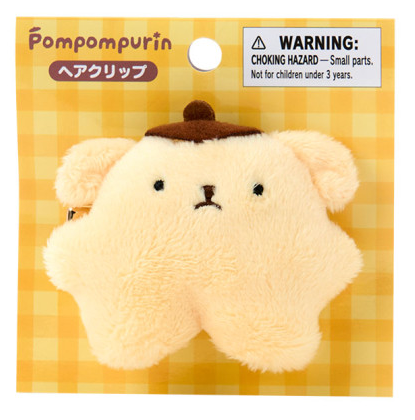 SANRIO ORIGINAL POMPOMPURIN (POMPOMPURIN FROM THOSE DAYS) MASCOT SHAPED HAIR CLIP
