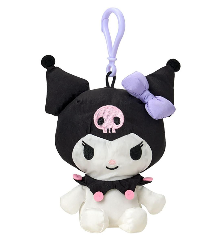 SANRIO ORIGINAL KUROMI MASCOT HOLDER FLUFFY KIDS