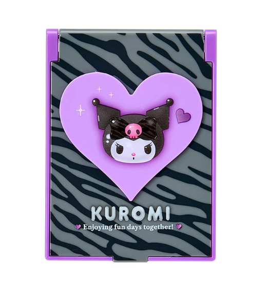 SANRIO ORIGINAL KUROMI FOLDING MIRROR MONOTONE ANIMAL