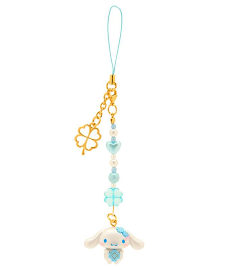 SANRIO ORIGINAL CINNAMOROLL PHONE STRAP LIGHT BLUE CLOVER