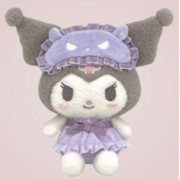 SANRIO ORIGINAL KUROMI 8 IN PAJAMAS PLUSH KU
