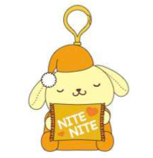 SANRIO POMPOMPURIN MASCOT CLIP ON PAJAMA W/ PILLOW